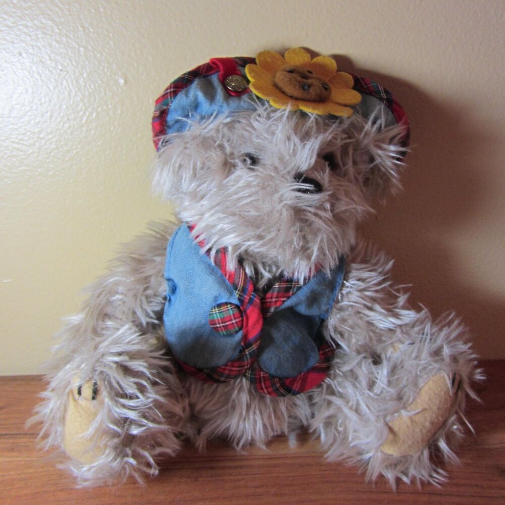 4 for $40 - plush jointed Blossom Pickford bears stuffed animal (W2115)